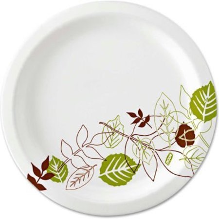 Dixie Ultra Dixie® SXP10PATH, Pathways Paper Plates, 10-1/8" Dia., Green/Burg/Wht, 500/Carton SXP10PATH